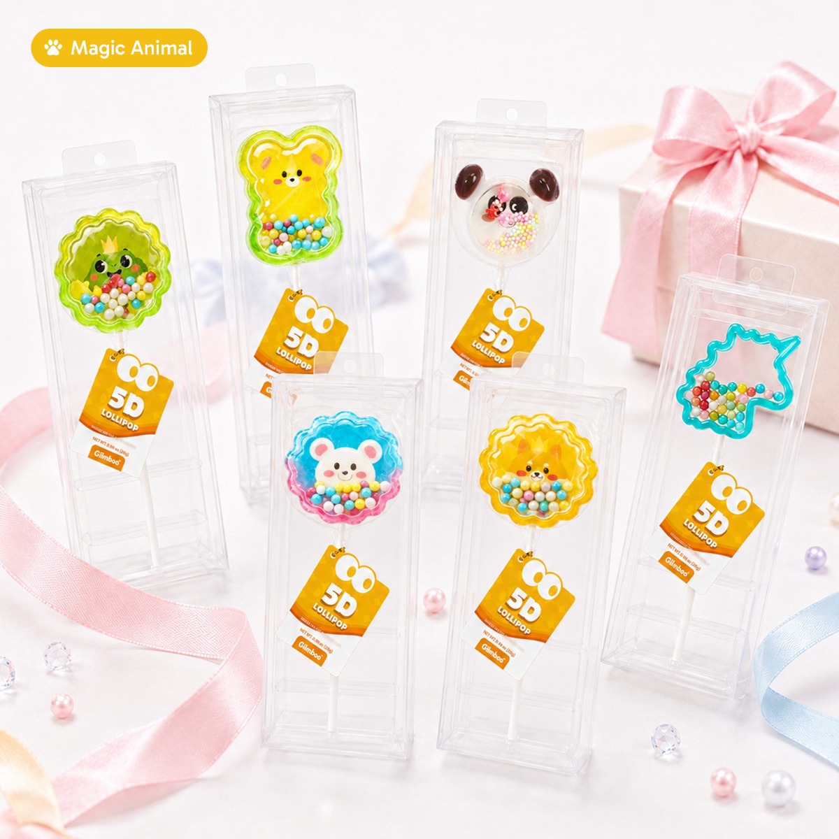 Glimboo 5D Art Lollipop Magic Animal collection