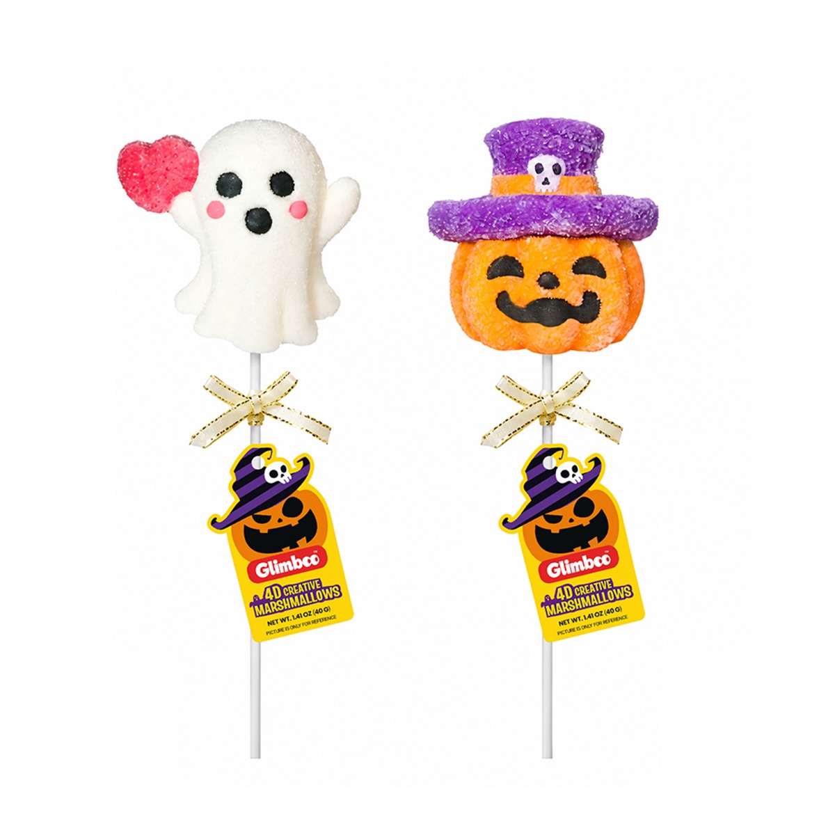 Ghostie & Pumpkin Halloween Series 4D Creative Marshmallows - 11.28 oz