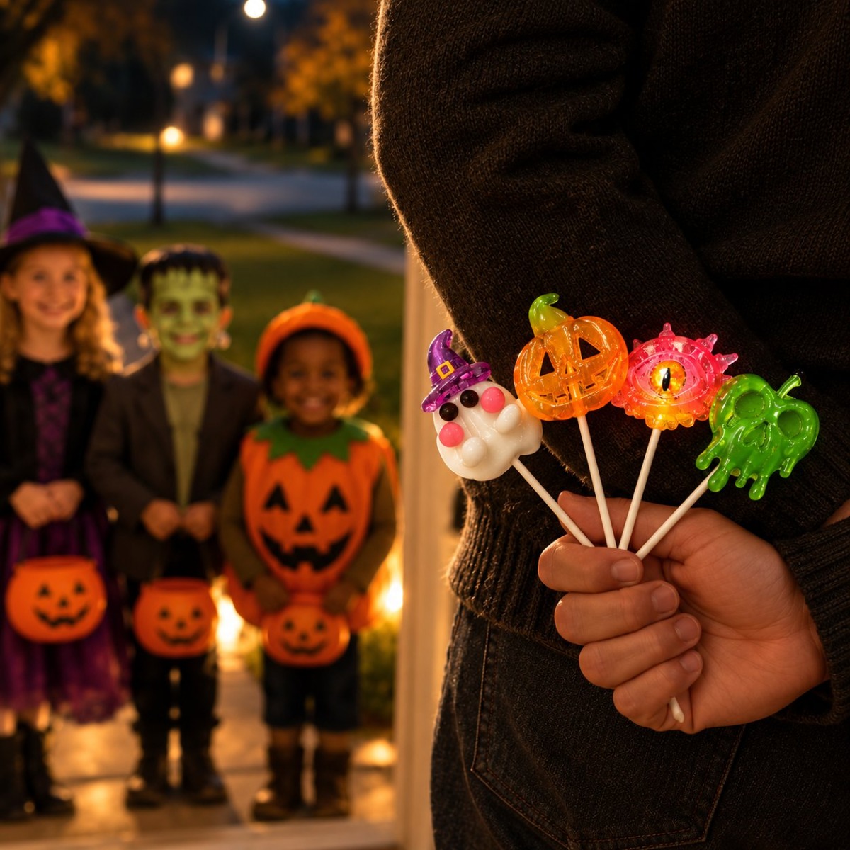 Halloween Series Handcrafted 3D Art Lollipops - 6.36 oz