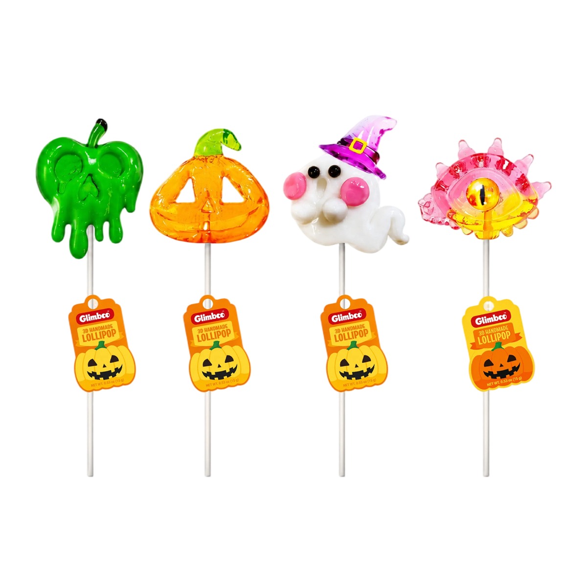 Halloween Series Handcrafted 3D Art Lollipops - 6.36 oz
