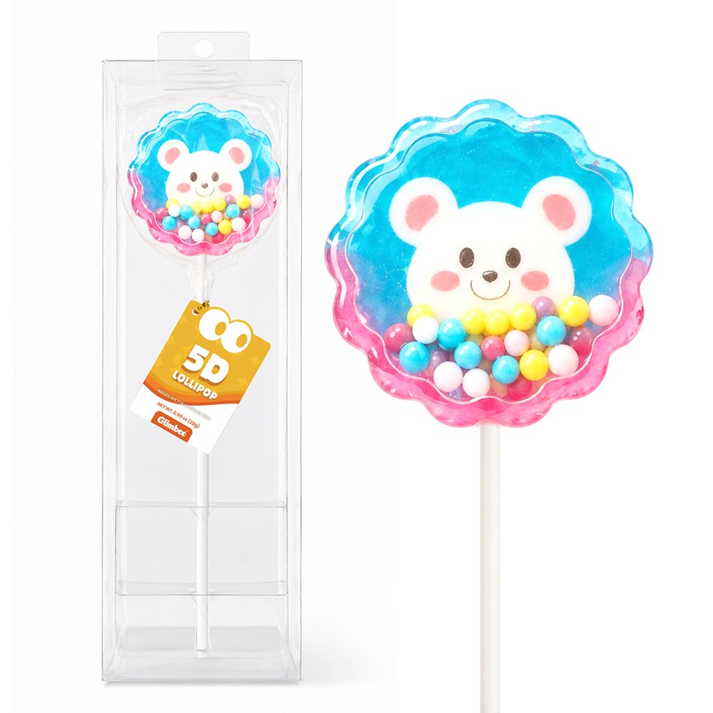 Blue Bear 5D Art Lollipop - Magic Animal Series - 0.99 oz