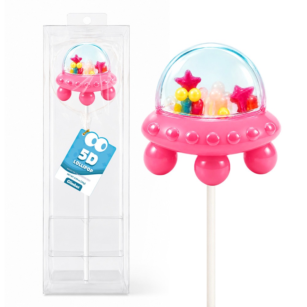 Spaceship 5D Art Lollipop - Outer Space Series - 0.99 oz