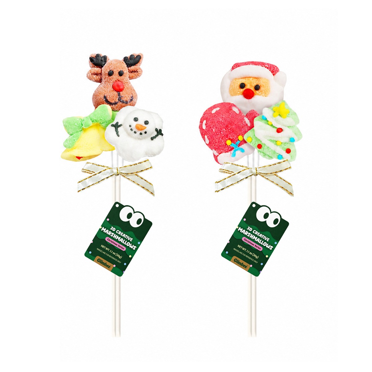 Xmas Party Series 3D Creative Marshmallows - 8.8 oz